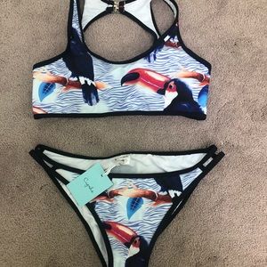 NWT CupShe sporty bikini